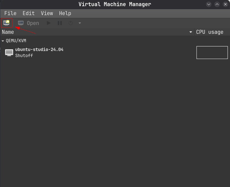 Criar nova VM